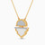 LDN2604 - Ramadan Half Circle & Arch Pearl Diamond Necklace 18K Gold - SAP06471A-3.jpg