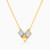 LDN2586 - Three Pyramids V Shaped Pendant Diamond Necklace 18K Gold - ENE50028-3.jpg