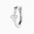 LDE974 - Kids Bow Diamond Huggie Earrings in 18K Gold - ER250058-4.jpg