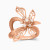 LDR3936 - Lily Flower Diamond Split Shank Ring in 18K Gold - RG099612R8-1.webp