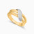 LDR3931 - Braided Bands Diamond Split Shank Ring in 18K Gold - RG124902C8-3.webp