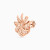 LDE980 - Spiral Flower Diamond Stud Earrings in 18K Gold - ER118006R8-4.webp