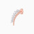 LDE997 - Arched Curves Diamond Stud Earrings in 18K Gold - KE614234-4.webp