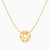 MLN1010 - Circle Rose Stone Necklace in 18K Gold - 21046110857 - 1.jpg