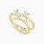 LDR4048 - Open Design & Marquise Diamond Split Shank Ring in 18K Gold - KR109785-3.webp