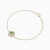 LDB813 - Layered Flower Green Stone & Diamond Chain Bracelet in 18K Gold - BR903514-Y-3.webp