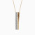 LDN2649 - Two Rows Baguette & Round Diamond Necklace in 18K Gold - PD091885-3.webp