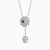 LDN2644 - Flower & Star Blue Stone & Diamond Lariat Necklace in 18K Gold - PD903516-W-3.webp