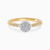 LDR3998 - Round Cluster Diamond Ring in 18K Gold - SAR05430-1.jpg