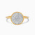 LDR3996 - Round Cluster Diamond Bezel Ring in 18K Gold - ASPR5294-1.jpg