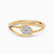 LDR3987 - Round Cluster Diamond Split Shank Ring in 18K Gold - AJR38022-1.jpg