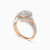 LDR3985 - Oval Cluster Diamond Halo Ring in 18K Gold - AJR28529-3.jpg