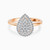 LDR3984 - Pear Cluster Diamond Ring in 18K Gold - SAR00838-1.jpg