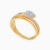 LDR3983 - Pear Cluster Diamond Split Shank Ring in 18K Gold - AJR37648-3.jpg