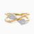 LDR3981 - Pear Diamond Cross Over Ring in 18K Gold - AJR37662-1.jpg