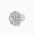 LDE987 - Floral Cluster Round Halo Diamond Stud Earrings in 18K Gold - SAE06126-4.jpg