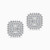 LDE986 - Square Layered Clusters Diamond Stud Earrings in 18K Gold - SAE04138-3.jpg