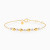 MLB846 - Alternating Oval Beads & Pearls Chain Bracelet in 18K Gold - 21047030132-1.webp