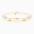 MLB843 - Oval Beads & Pearl Layered Chain Bracelet in 18K Gold - 21047030129-1.webp