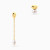 MLE567 - Oval Beads & Pearls Chain Drop Earrings in 18K Gold - 21051030097-4.webp