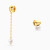 MLE567 - Oval Beads & Pearls Chain Drop Earrings in 18K Gold - 21051030097-5.webp