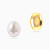 MLE565 - Oval Bead & Pearl Stud Earrings in 18K Gold - 21051030095-3.webp