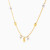 MLN1952 - Dropped Oval Beads & Pearls Necklace in 18K Gold - 21046030389-3.webp