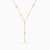 MLN1961 - Oval Discs Pearl Lariat  Necklace in 18K Gold - 21046030384-3.webp