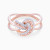 LDR3914 - Knot Diamond Split Shank Ring in 18K Gold - R51122-1.webp