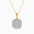 LDN2640 - Square Layered Clusters Diamond Pendant Necklace  in 18K Gold - SAP04138-YG-1.jpg