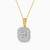 LDN2640 - Square Layered Clusters Diamond Pendant Necklace  in 18K Gold - SAP04138-YG-2.jpg