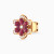 LDE1017 - Flower Red Stones Diamond Stud Earrings in 18K Gold - ER418170P18HRU1-4.webp