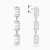 LDE1009 - Vertical Hexagon Clusters Diamond Drop Earrings in 18K Gold - ER422536W18DI1-1.webp