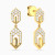 LDE1007 - Elongated Hexagonal Frames Diamond Drop Earrings in 18K Gold - ER422530Y18DI1-1.webp