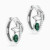LDE1006 - Leaves & Oval Green Stone Diamond Hoop Earrings in 18K Gold - HP403293W18HEM1-3.webp