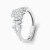 LDR4109 - Layered & Elevated Round Cluster Diamond Twin Rings in 18K Gold - RN425437W18DI1-2.webp