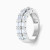 LDR4105 - Baguette Rows & Rectangular Cluster Diamond Twin Rings in 18K Gold - RN428643W18DI1-3.webp