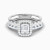 LDR4103 - Rows & Rectangular Cluster Diamond Twin Rings in 18K Gold - RN428556W18DI1-5.webp