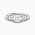 LDR4092 - Square & Rectangular Clusters Diamond Twin Rings in 18K Gold - RN423606W18DI1-4.webp