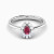LDR4084 - Teardrop Red Stones Diamond Ring in 18K Gold - RN419886W18HRU1-1.webp
