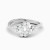 LDR4078 - Floral Clusters Diamond Bypass Ring in 18K Gold - RN425650W18DI1-1.webp