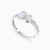 LDR4076 - Two Hexagons Diamond Ring in 18K Gold - RN424492W18DI1-3.webp