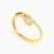 LDR4072 - Hexagonal Frame Diamond Ring in 18K Gold - RN425953Y18DI1-3.webp