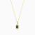 LDN2679 - Oval Green Stones Diamond Necklace in 18K Gold - PN419437Y18HEM1-3.webp