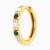 LDE1002 - Baguette & Round Green Stones Diamond Hoop Earrings in 18K Gold - HP403320Y18HEM1-4.jpg