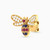LDE726 - A Bee Diamond & Colored Stones Stud Earrings in 18K Gold - ER418650Y18MX1-4.jpg