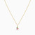 MLN2063 -  Kids Cherry Colored Stones Necklace in 14K Gold - 101051800912321-4.jpg