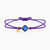 MLB863 -  Tilted Square Blue Stone Cord Bracelet in 14K Gold - 101101800522261-1.jpg