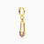 MLN2046 -  Safety Pin Shaped Purple Stones Charm in 14K Gold - 101141800042001-3.jpg