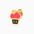 MLE576 -  Kids Cupcake Colored Stones Stud Earrings in 14K Gold - 101031800492001-4.jpg